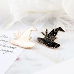 Funny Witch Hats Enamel Brooches