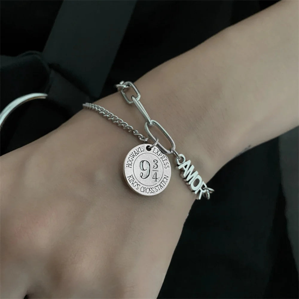 Harry Potter Metal Necklace & Bracelet Set - Image 4