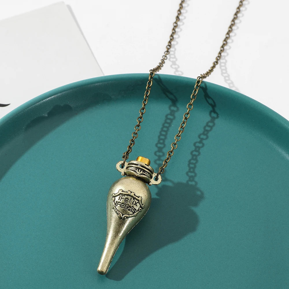Harry Potter Retro Magic Medicine Bottle Pendant Necklace - Image 5
