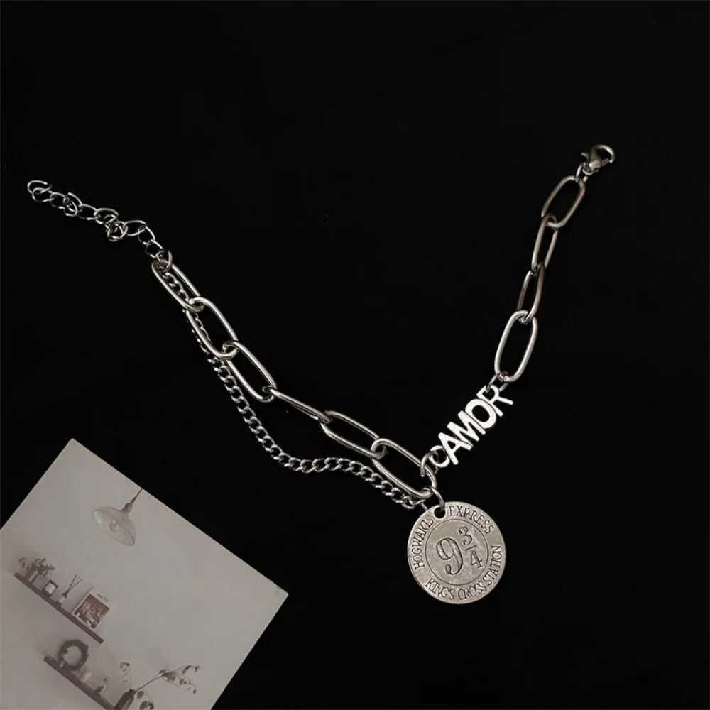 Harry Potter Metal Necklace & Bracelet Set - Image 2