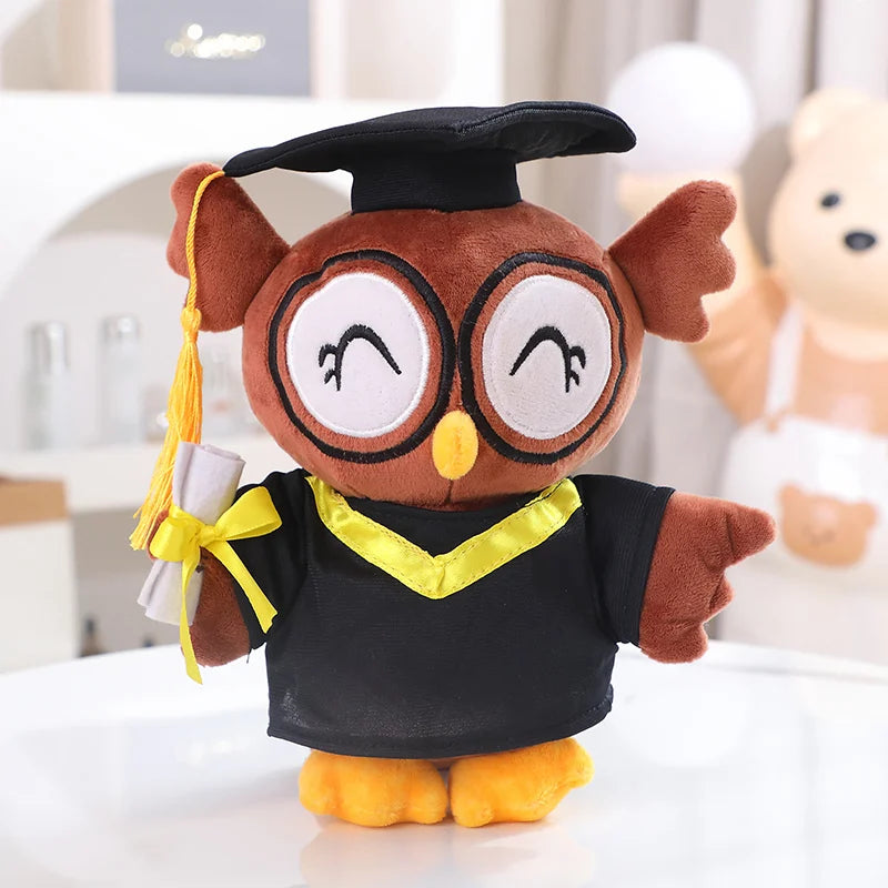 Graduation Gift Doctor Owl & Bear Plush Toy - Image 5