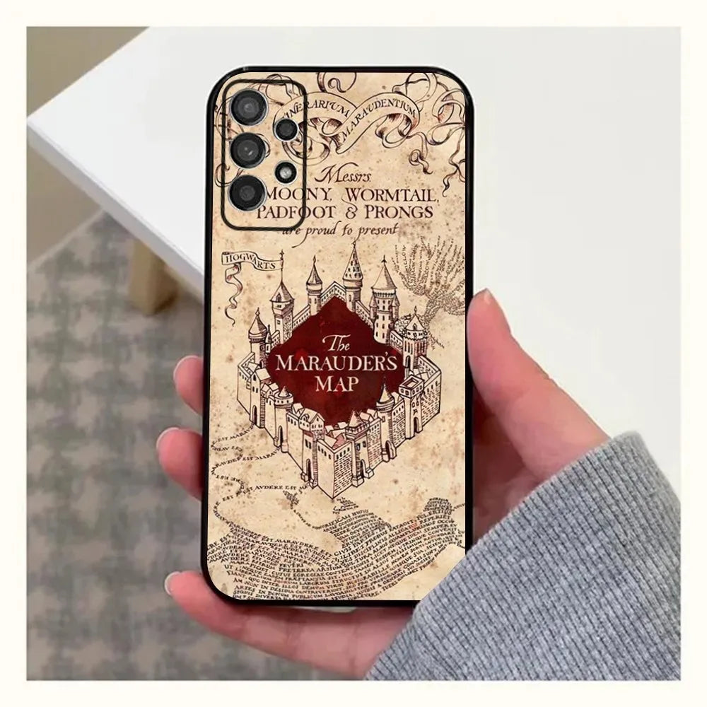 Marauder's Map & Train Ticket Art Phone Case - Image 5