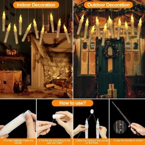 Magic Wand Remote-Controlled Floating Candle