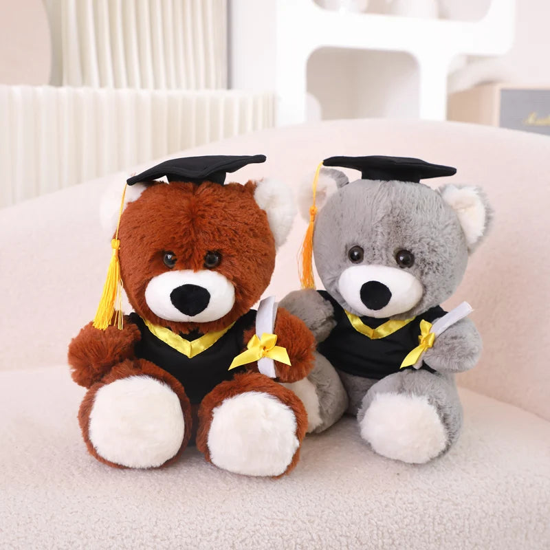 Graduation Gift Doctor Owl & Bear Plush Toy - Image 3