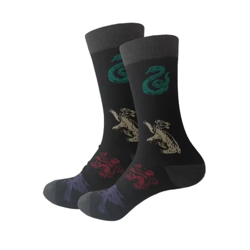 Anime Owl Wizard Socks - Image 2