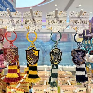 Authentic Harry Potter Series Preppy Style Scarf Keychain