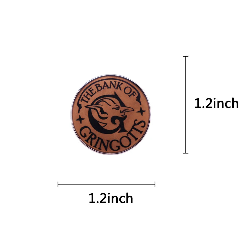 HxxP Wizarding World Gringotts Bank Enamel Lapel Pin - Image 3