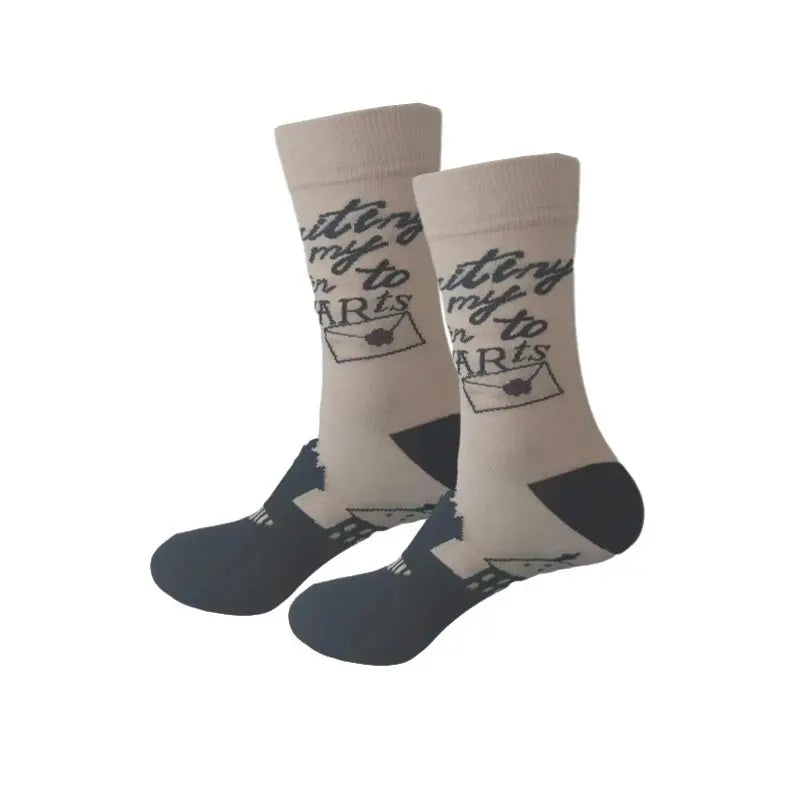 Anime Owl Wizard Socks - Image 3