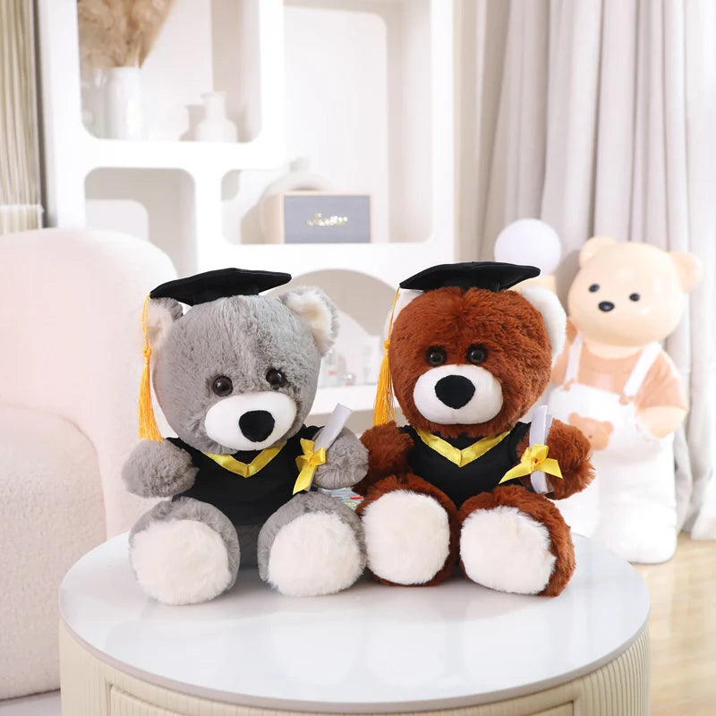 Graduation Gift Doctor Owl & Bear Plush Toy - Image 2