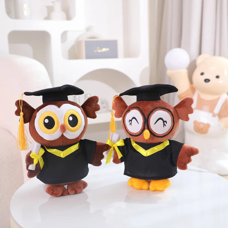 Graduation Gift Doctor Owl & Bear Plush Toy - Image 4
