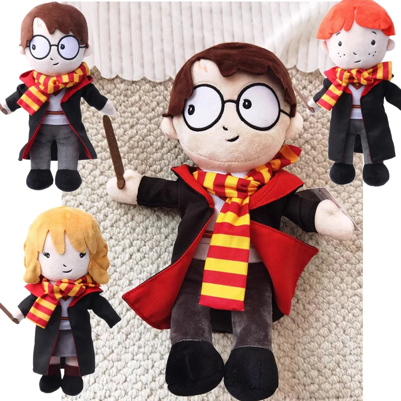 30cm Original School Series Harry Potter, Ron & Hermione Plush Dolls - Image 3