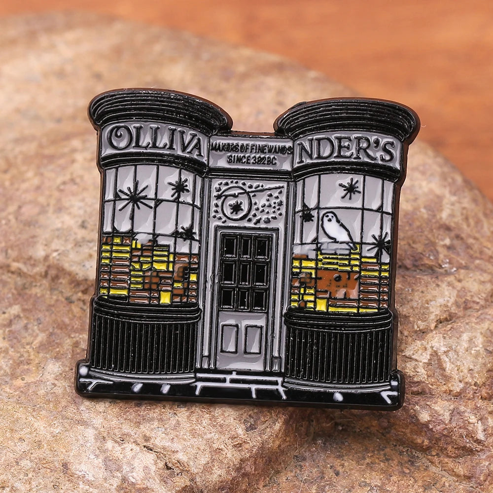 Ollivanders Wand Shop Enamel Pin - Image 5
