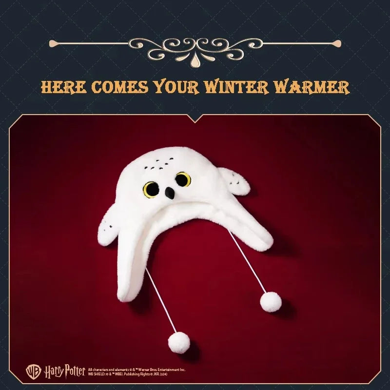 Meijo Harry Potter Hedwig Scarf Hat - Image 4