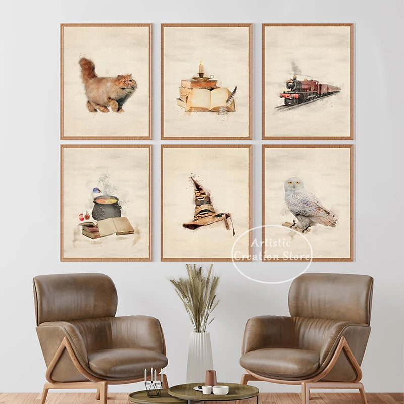 Magic World Castle Canvas Art Print - Image 2