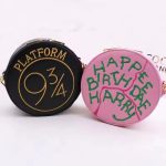 Magic School 9¾ Train Station Embroidered Round Makeup Bag