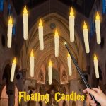 Floating LED Candles with Magic Wand Remote