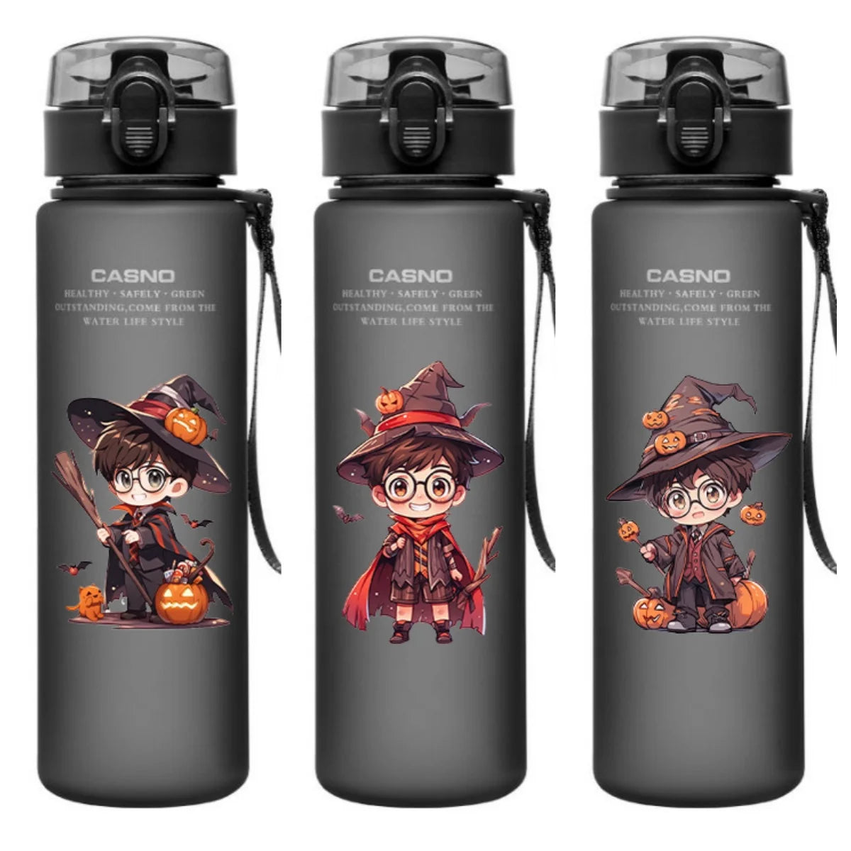 Harry Potter Water Cup – Hogwarts Emblem Large Capacity 560ml Portable Water Bottle