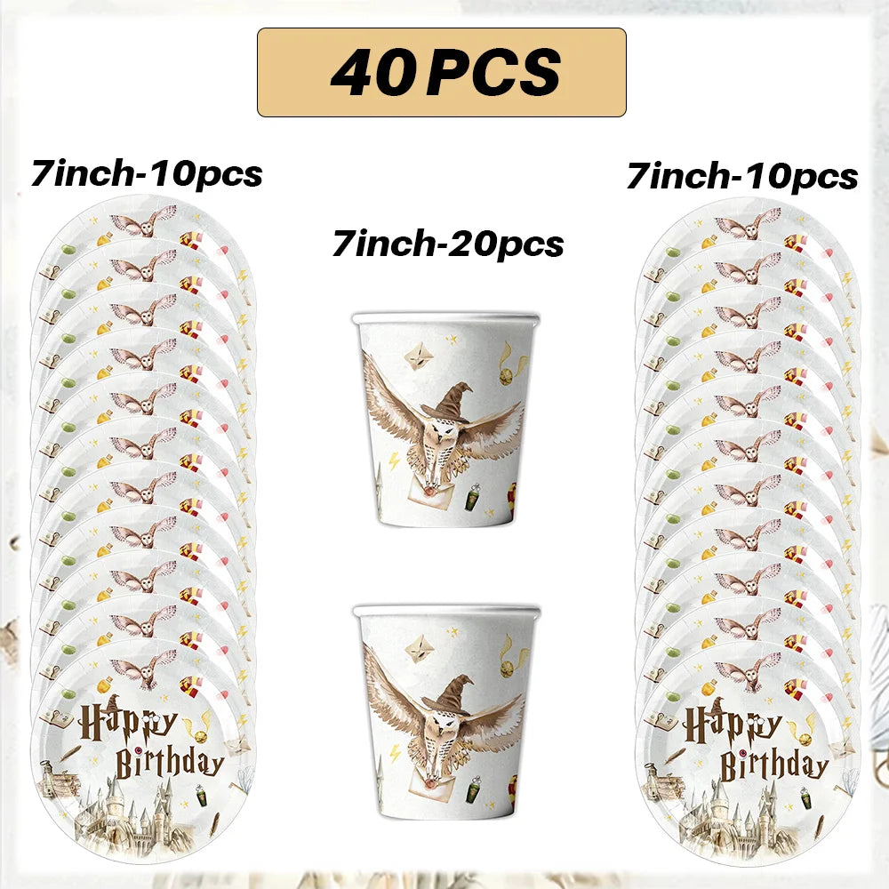 Magic School Birthday Party Decoration Set - Image 5