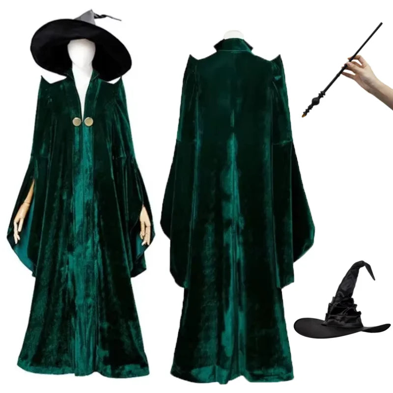 Professor Minerva McGonagall Cosplay Costume