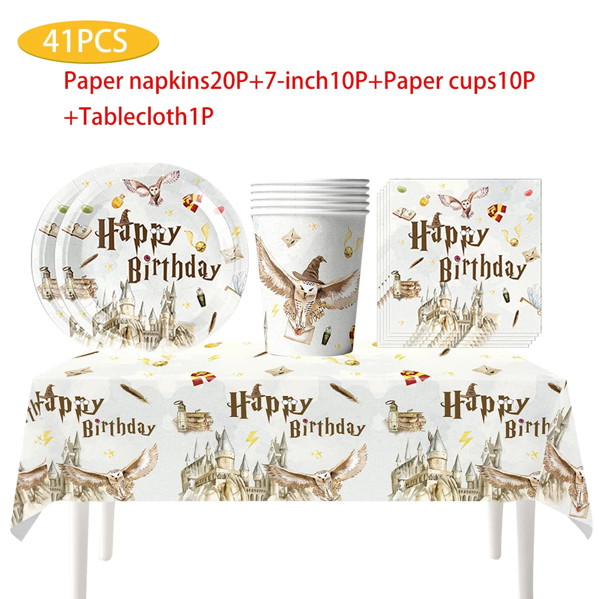KAYOU Harry Potter Birthday Party Decoration Set - Image 6