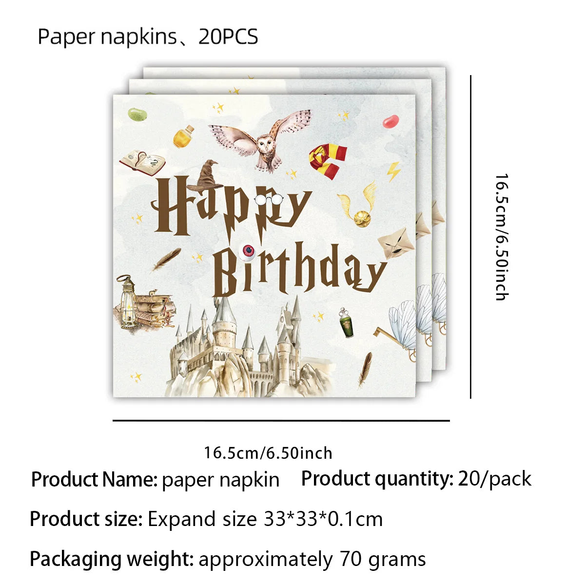 KAYOU Harry Potter Birthday Party Decoration Set - Image 3