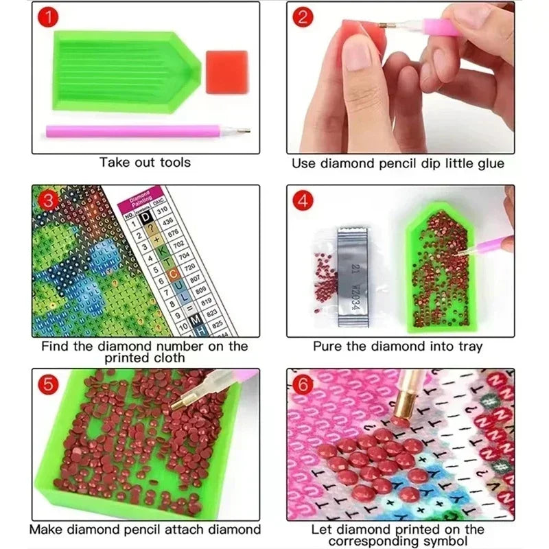 Cartoon Owl Magic Book 5D DIY Diamond Painting Kit - Image 6