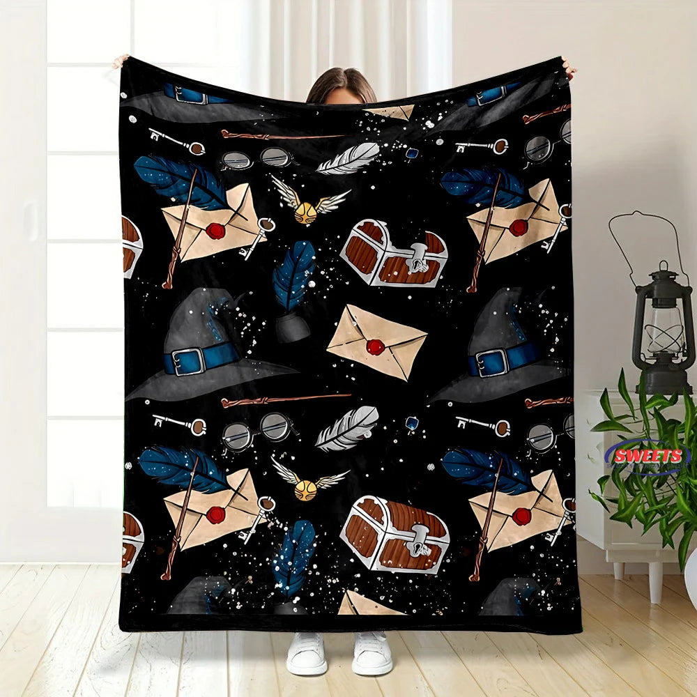 Magic Props Pattern Flannel Blanket - Image 2