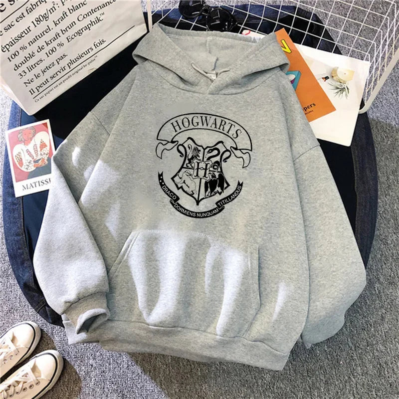 Fashion Hogwarts Printed Hoodie - Image 7